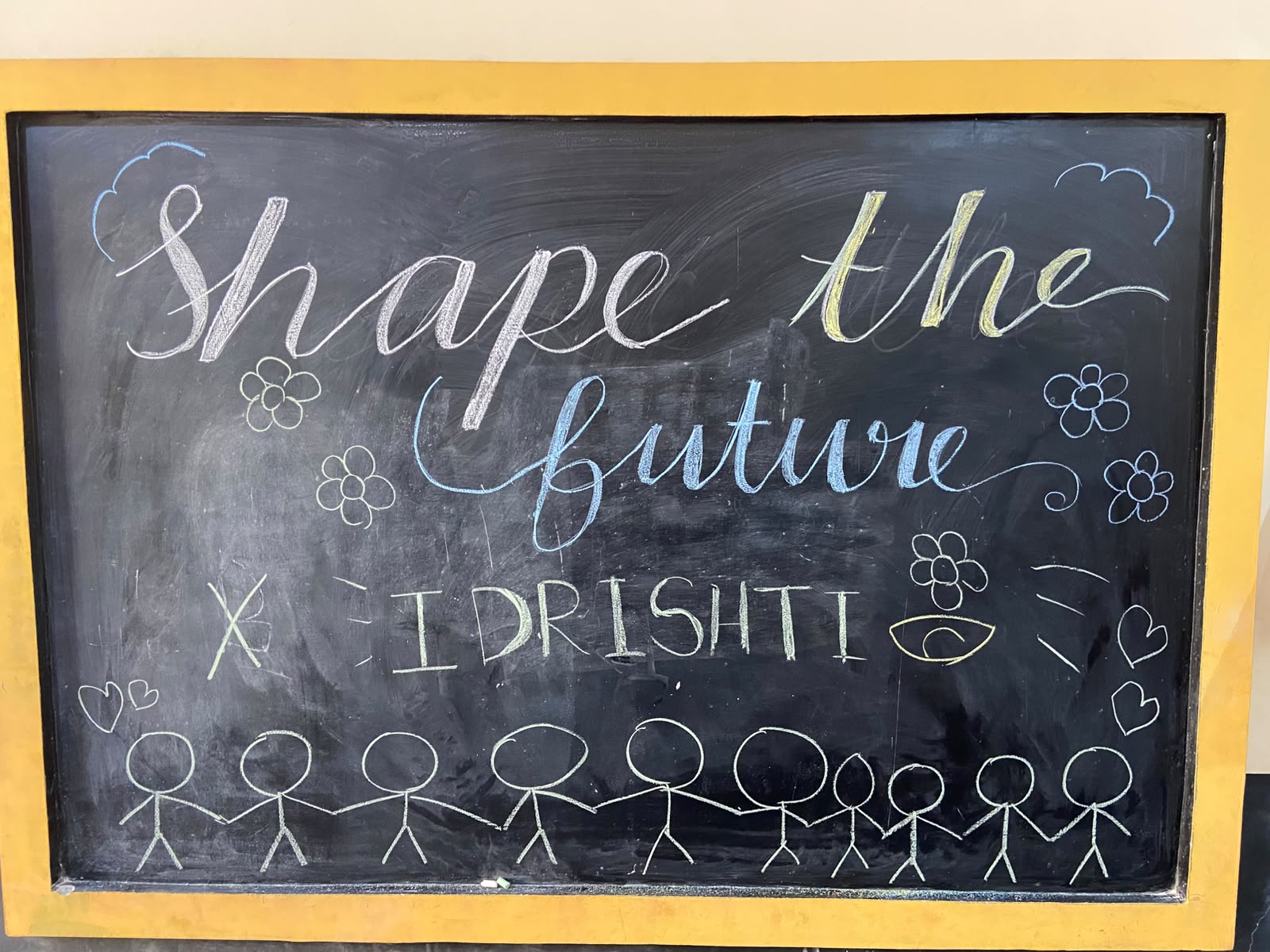 shape the future x Idrishti written by the students of the government school