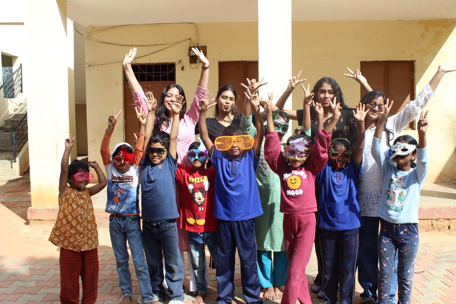 Children leaving the camp with brighter smiles and healthier eyes.